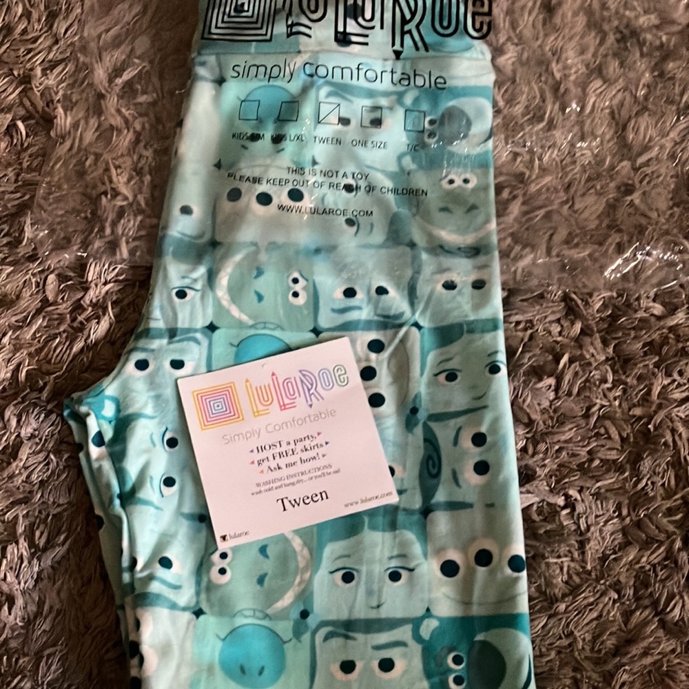 LLR LuLaRoe tween Disney leggings